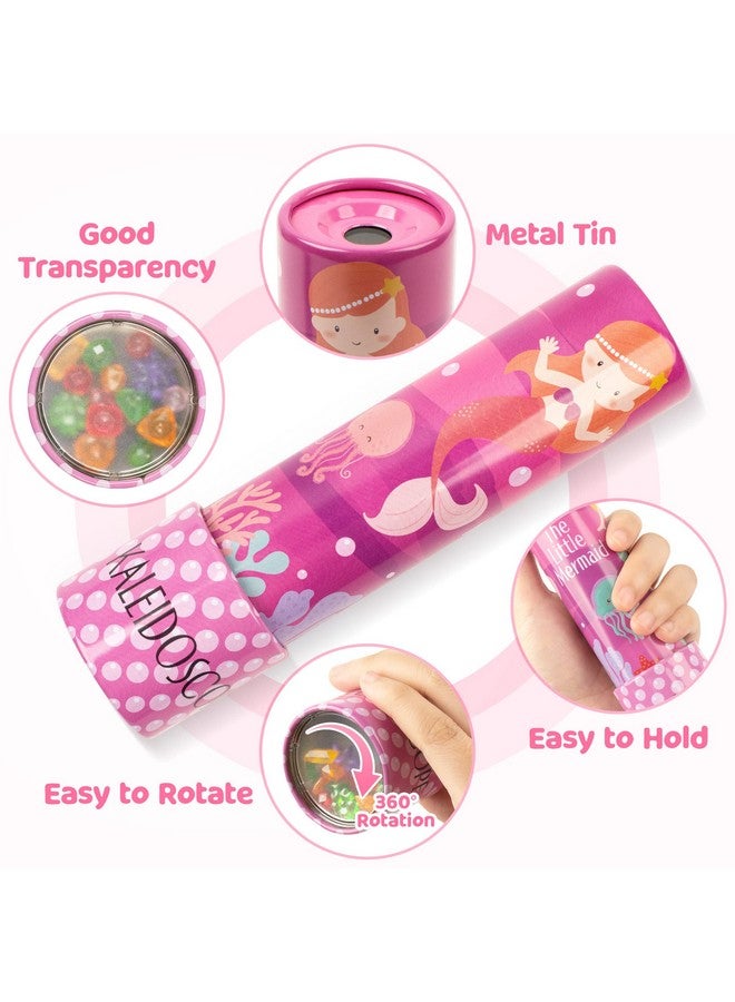 دي- فانتيكس منظار كاليدوسكوب الكلاسيكي من دي-فانتيكس للأطفال، عبوة من قطعتين من الألعاب الكلاسيكية - ألعاب تعليمية بجسم معدني، هدايا حفلات أعياد الميلاد للأولاد والبنات، هدايا عيد الميلاد - Image 4