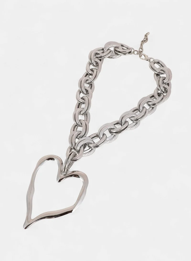 SOHI Coeur-Chain Statement Artificial Necklace Jewellery
