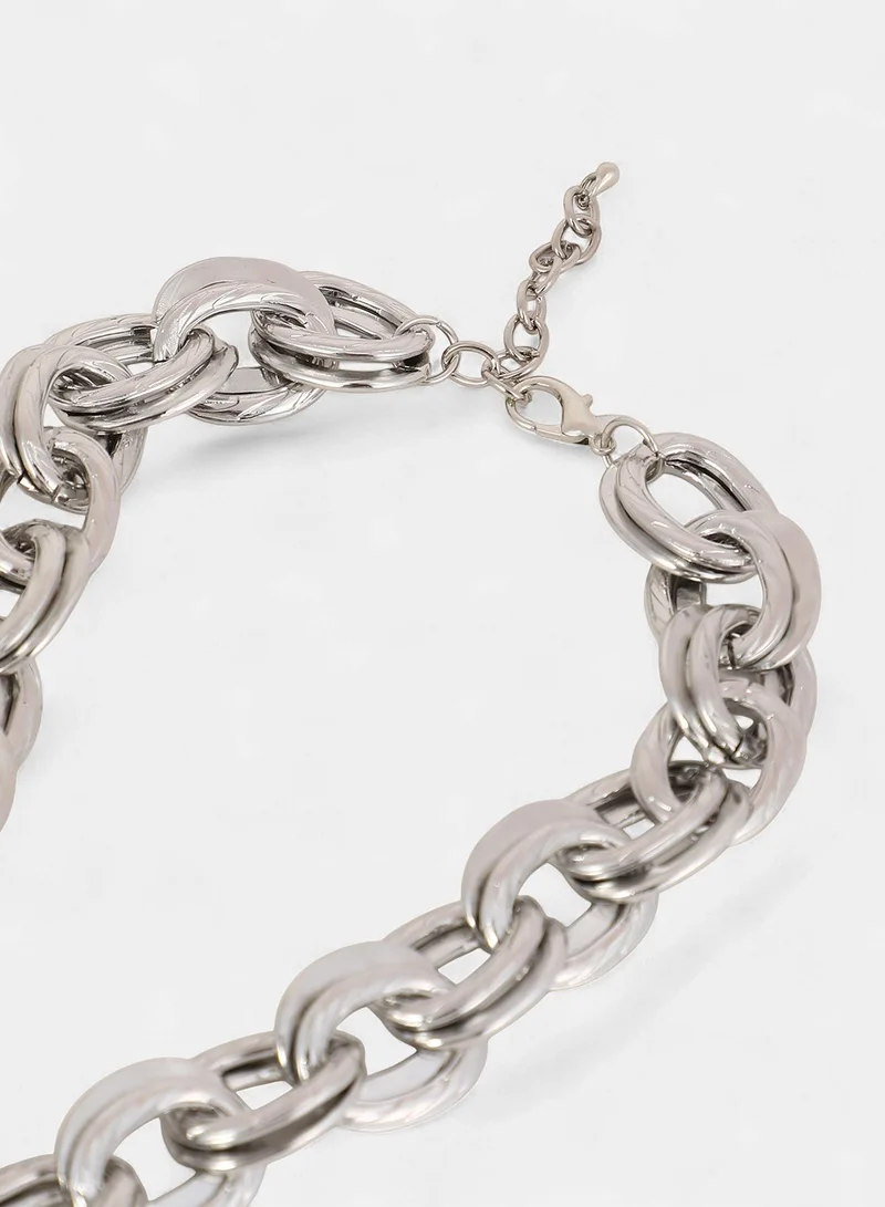 SOHI Coeur-Chain Statement Artificial Necklace Jewellery