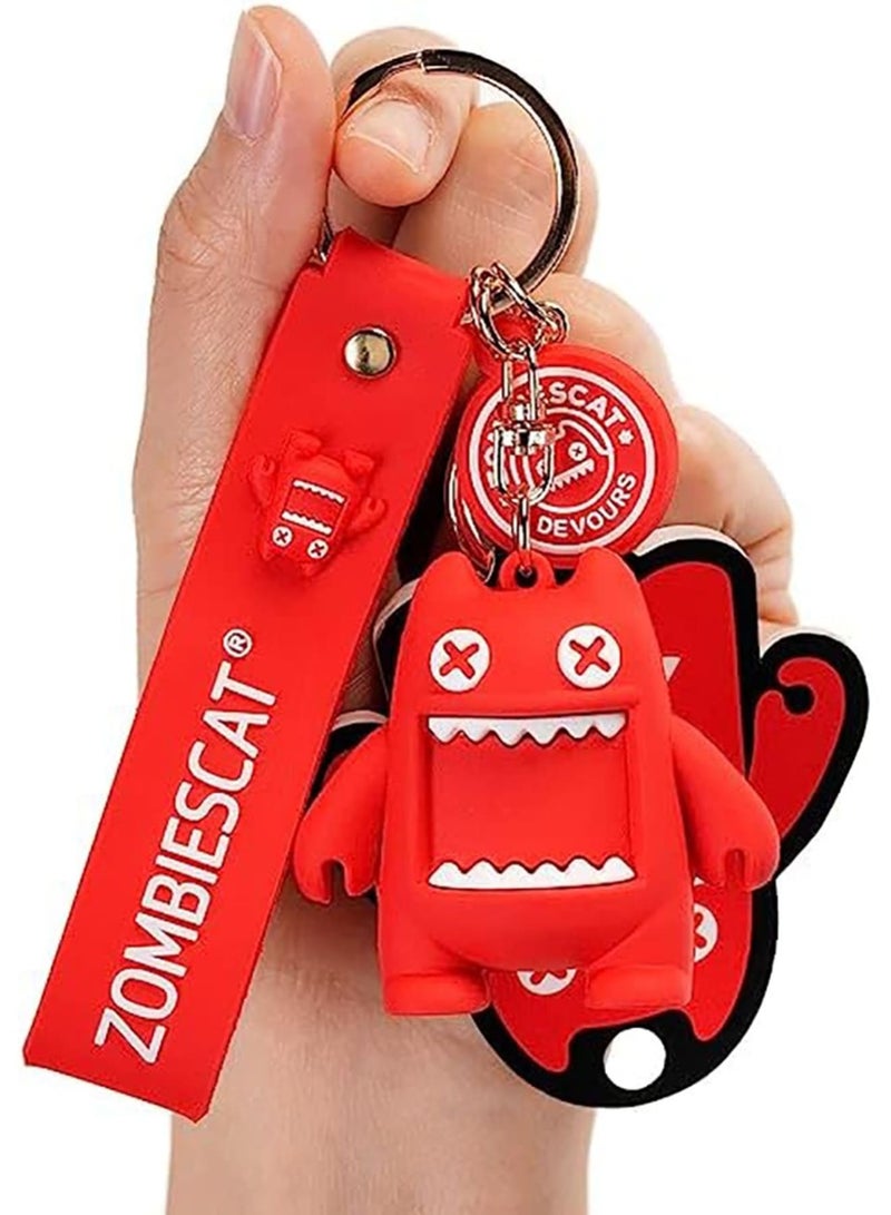 Zikra Cute Keychain Anime Cartoon Keychains Adorable Backpack Key Chain Kawaii Accessories Gift for Women Men and Children - Image 2