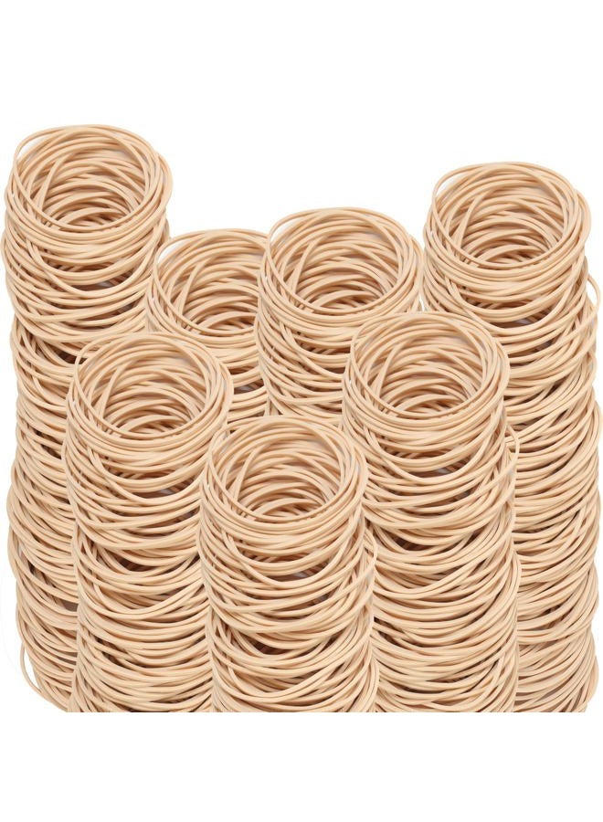 YOUOWO Rubber Bands Size #19 Beige 300pcs Elastic Rubber Bands for Office Supplies - Image 5