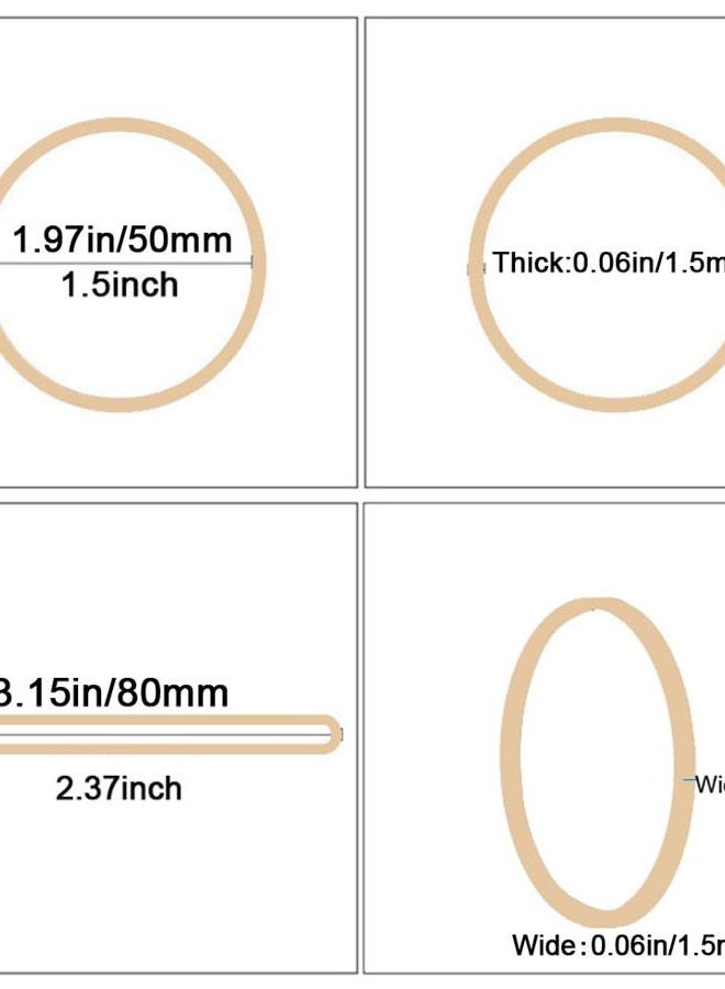 YOUOWO Rubber Bands Size #19 Beige 300pcs Elastic Rubber Bands for Office Supplies - Image 2