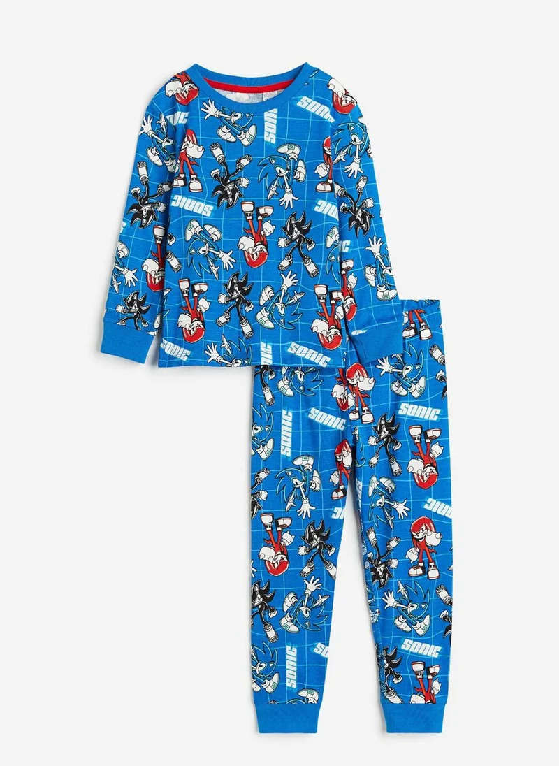H&M Kids Jersey T-Shirt Long Pyjamas
