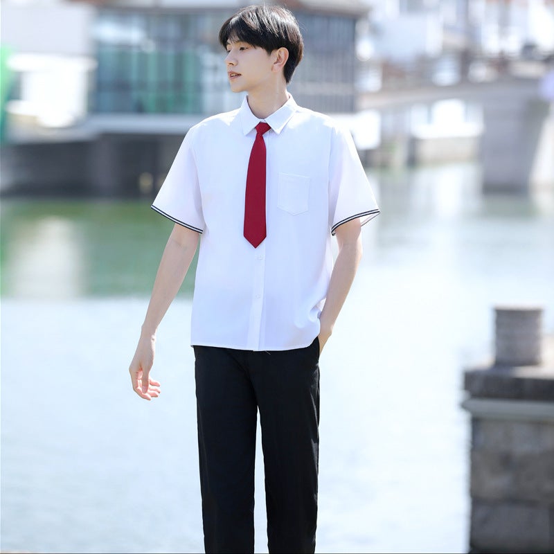 New Chinese Style National Style Embroidery Class Clothing Junior High School Students High School Students Poetry Recitation Chorus Performance Clothing Stage Clothing - Image 1