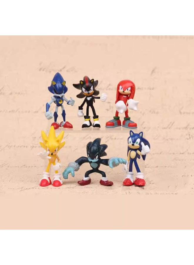 Sonic Sonic Sonic Mouse 6 PSP Game Doll Hand-made Ornaments Model Doll-Color:6 1 Generation Sonic Color Box - Image 4