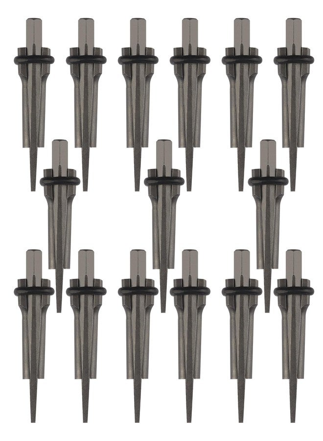 GENHAKON 15 Packs 5/8 inch Stone Splitter, Wedge and Feather Shims, Concrete Rock Stone Splitter Hand Tools, . - Image 1