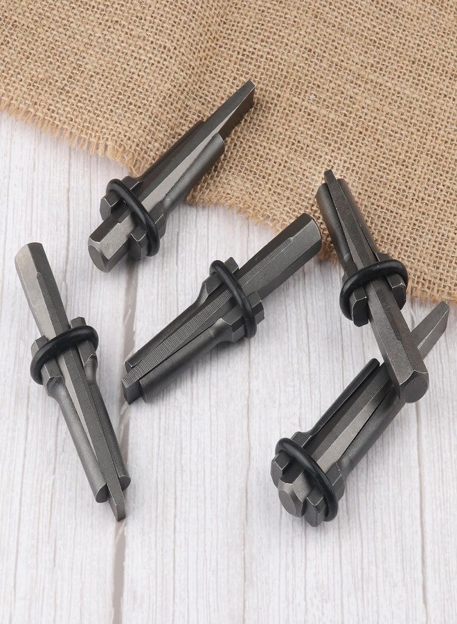 GENHAKON 15 Packs 5/8 inch Stone Splitter, Wedge and Feather Shims, Concrete Rock Stone Splitter Hand Tools, . - Image 4