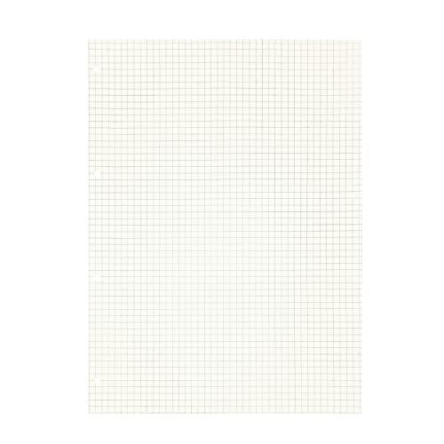 Zelten 2 Pack A4 90 Sheets/180 Pages Squared Loose Leaf Punched Paper Refills Paper for 4 Hole Binder Personal Organizer Diary Notebook Refillable Planner - Image 2