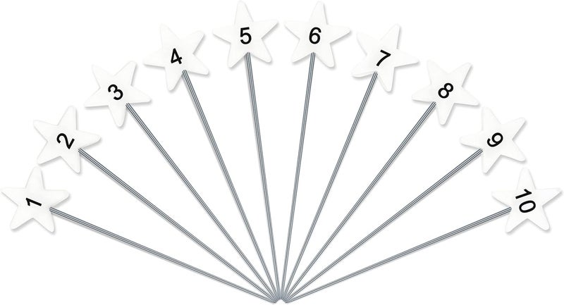 Dritz 3019 Flat Head Numbered and Directional Pins (115-Count) , White - Image 4