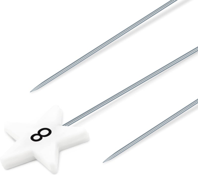 Dritz 3019 Flat Head Numbered and Directional Pins (115-Count) , White - Image 3