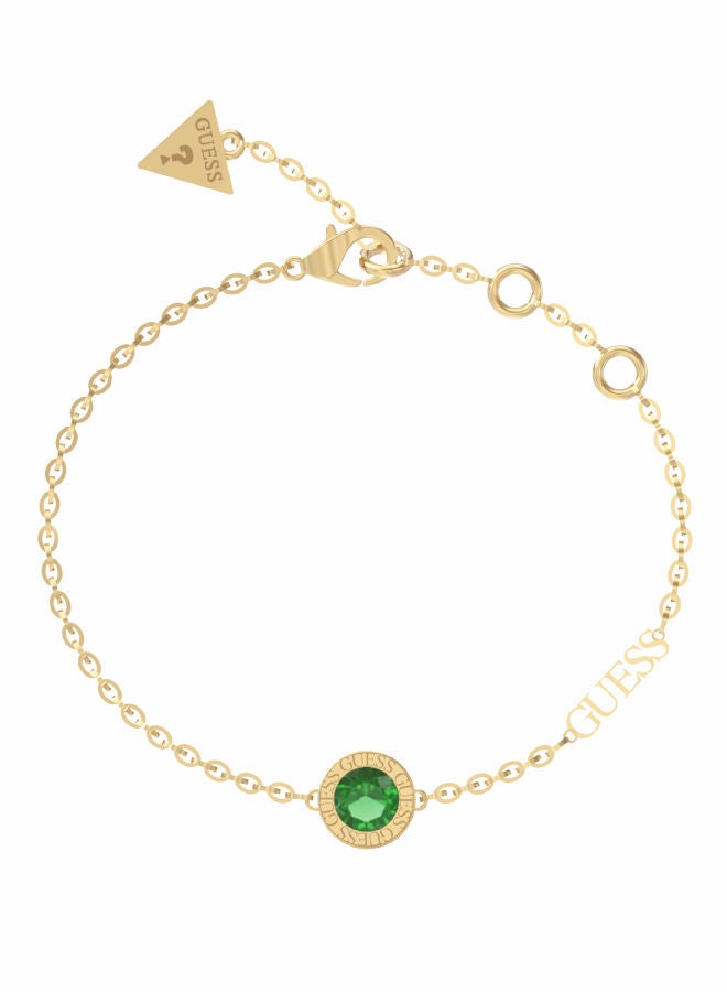 GUESS Emerald Charm Bracelet 