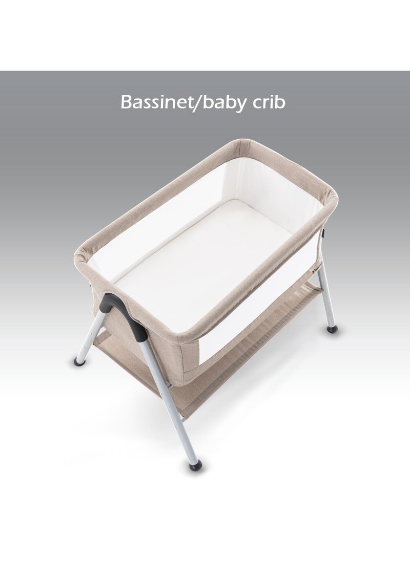 TEKNUM Teknum SLEEPZEN 2 Bedside Crib Bassinet - Ivory  - Image 2