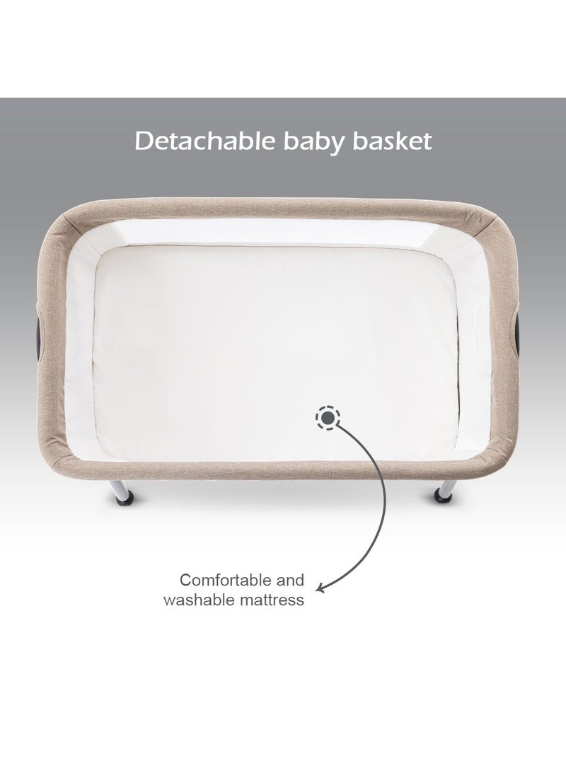 TEKNUM Teknum SLEEPZEN 2 Bedside Crib Bassinet - Ivory  - Image 5