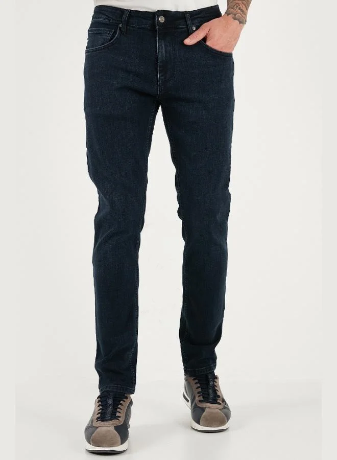 Buratti Cotton Slim Fit High Waist Narrow Leg Jeans Men's Denim Trousers 3300C47TOKYO