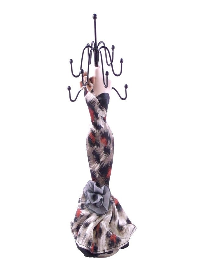 Blancho Bedding [Leopard Couture] Necklace Jewelry Display Holder Figure Stand Red - Image 1