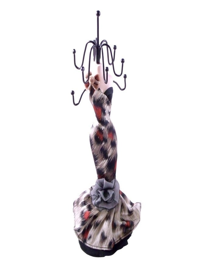 Blancho Bedding [Leopard Couture] Necklace Jewelry Display Holder Figure Stand Red - Image 2