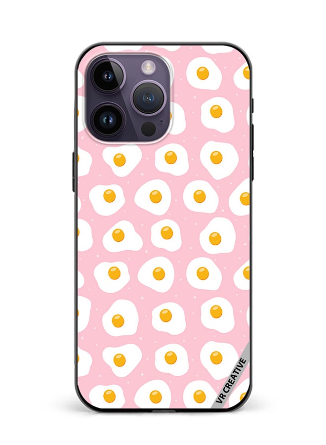 VR CREATIVE Protective Case Cover For Apple iPhone 16 Pro Pattern Eggs Design Multicolour - Image 1