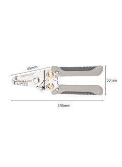 Aspeona Aspeona 1Piece Multifunctional Wire Stripper Special Stainless Steel Pointed Nose Cable Cutter For Electrical Pliers Fiber Branching Cutting And Pressing Multifunction Wire Plier Tool  - Image 2