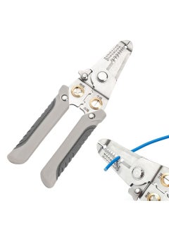 Aspeona Aspeona 1Piece Multifunctional Wire Stripper Special Stainless Steel Pointed Nose Cable Cutter For Electrical Pliers Fiber Branching Cutting And Pressing Multifunction Wire Plier Tool  - Image 1