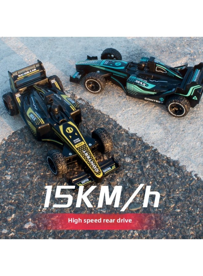 Formula F1 Remote Control Car Rechargeable Racing Car Fall-resistant Racing Drift High-speed Car Children Boy Toy Car-Color:【Sports Yellow】 Equation Remote Control Car-Proportion:Ordinary Battery Version 【send 5 Batteries + Screwdriver】 Non-charging - Image 3