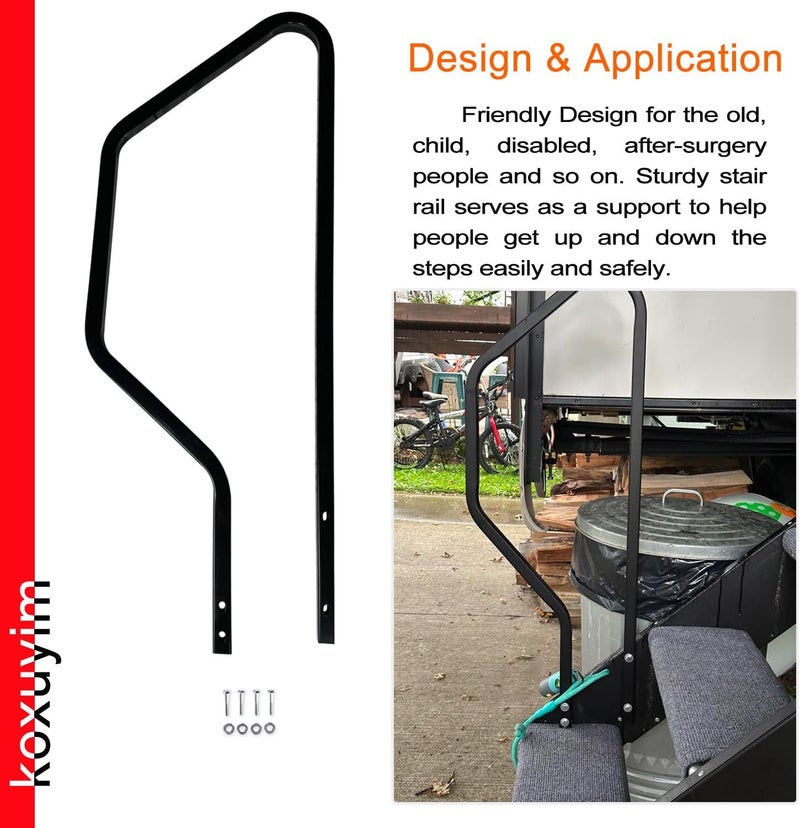 koxuyim Step Handrail for RV Entry Step - Image 3