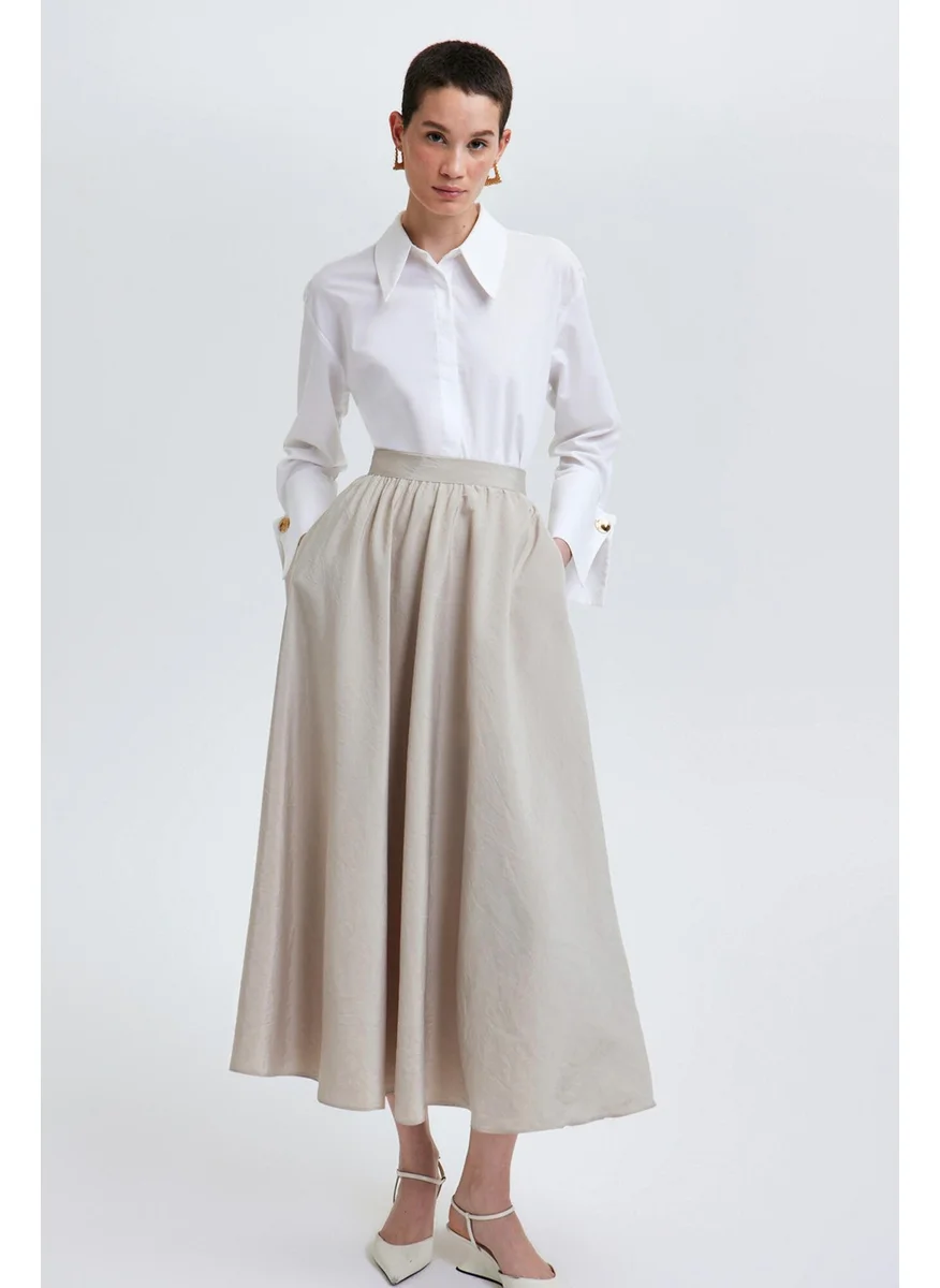 Touche Kupra Satin Skirt