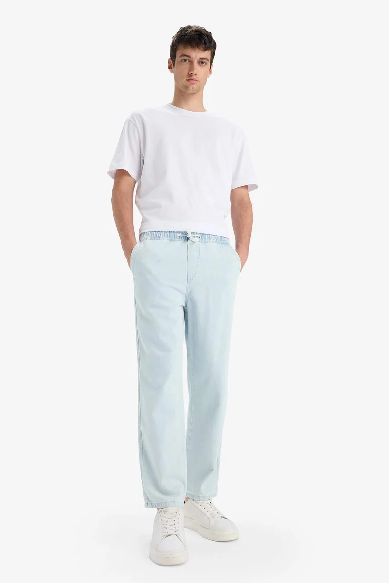 DeFacto Cotton Normal Waist Wide Leg Summer Jeans