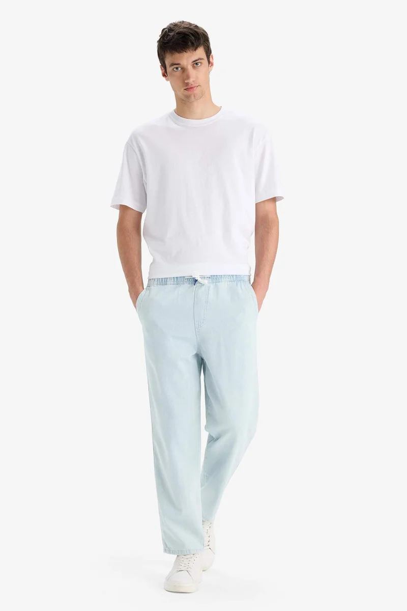 DeFacto Cotton Normal Waist Wide Leg Summer Jeans