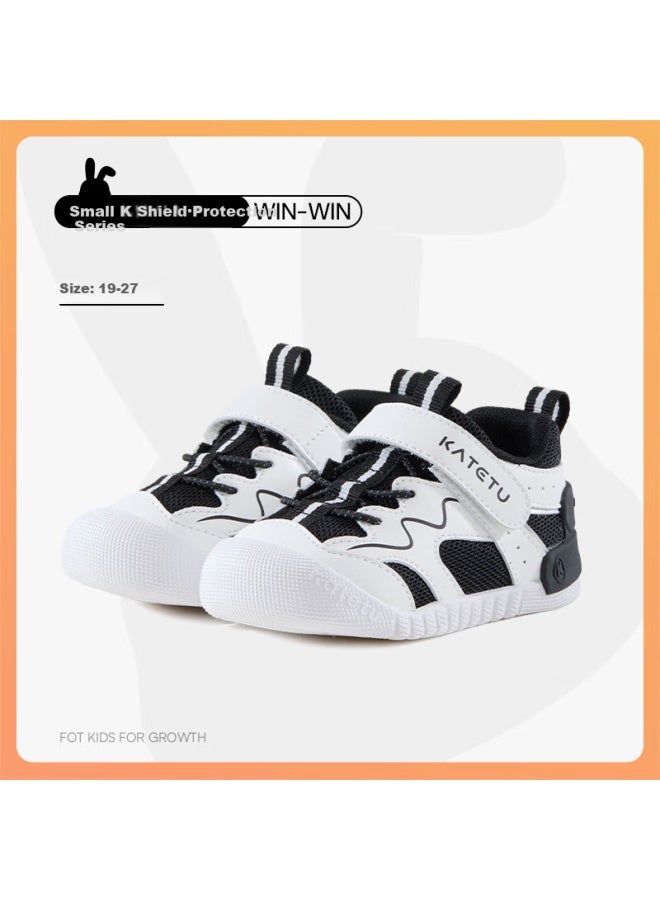 Katetu Baby Walking Shoes Spring Style Mesh Small K Shield Functional Shoes, Non-slip Breathable Infant Kindergarten Indoor Shoes X5ae007