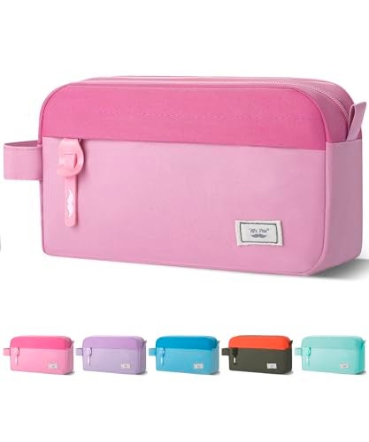 Mr. Pen- Large Capacity Pencil Case, Pink, Pencil Pouch, Pencil Bag, Pen Case, Pen Pouch - Image 1