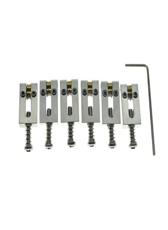 KAISH Premium Stainless Steel Guitar Bridge Roller Saddles Tremolo Bridge Roller Saddle for Stratocaster/Telecaster 10.8mm Width - Image 1