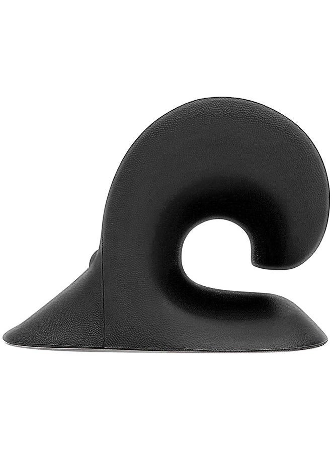 إسكدنيا Neck and Shoulder Relaxer,Cervical Traction Device for TMJ Pain Relief and Cervical Spine Alignment,Chiropractic Pillow,Neck Stretcher (Black) - Image 2