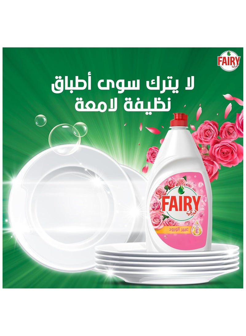 Fairy Dishwashing liquid, 3x stronger on grease, rose bloom scent, 1 liter - Image 3
