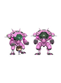 NIBEMINENT البوب! لعبة مجسم صغير من الفينيل من Overwatch - D.VA وMeka متعدد الألوان 10.16x10.16x15.24 سم  - Image 2