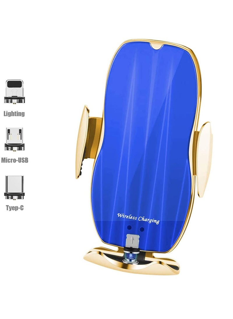 Y&D SYOSI 2023 Upgraded Wireless Charger Car Phone Mount Automatic Clamping Fast Charging Smart Holder, Universal Compatible for iPhone Samsung Huawei 15W  - Image 1