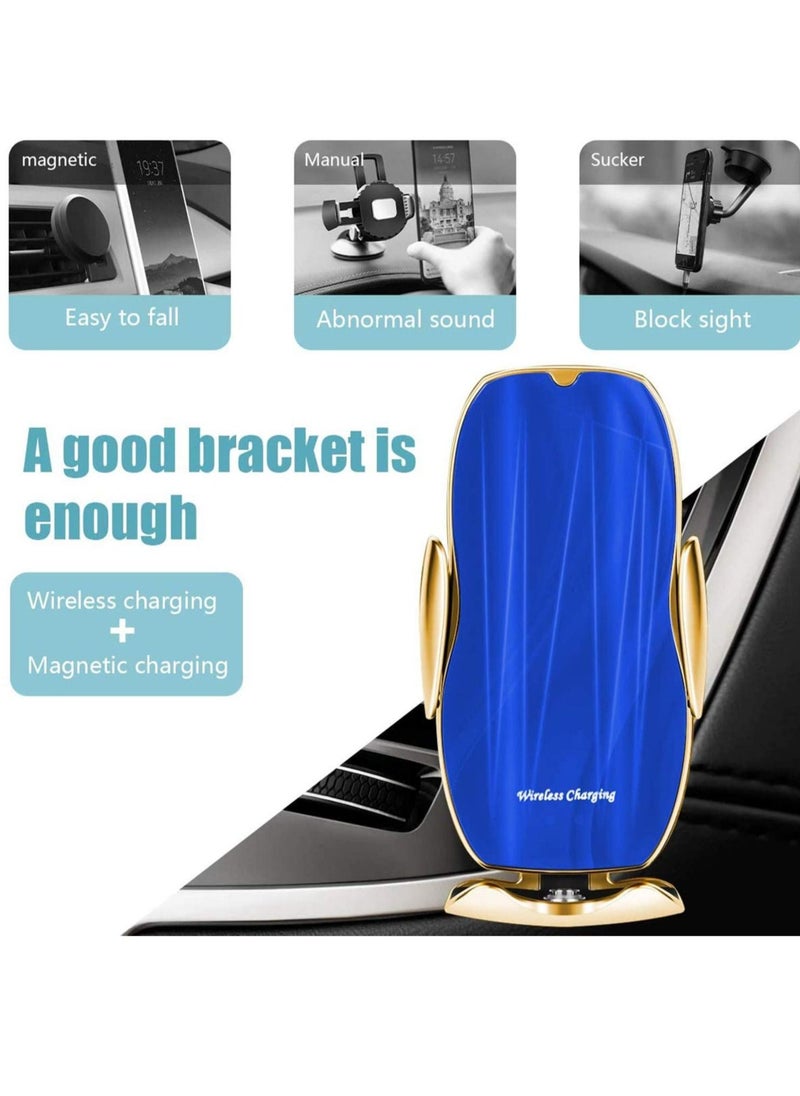 Y&D SYOSI 2023 Upgraded Wireless Charger Car Phone Mount Automatic Clamping Fast Charging Smart Holder, Universal Compatible for iPhone Samsung Huawei 15W  - Image 5