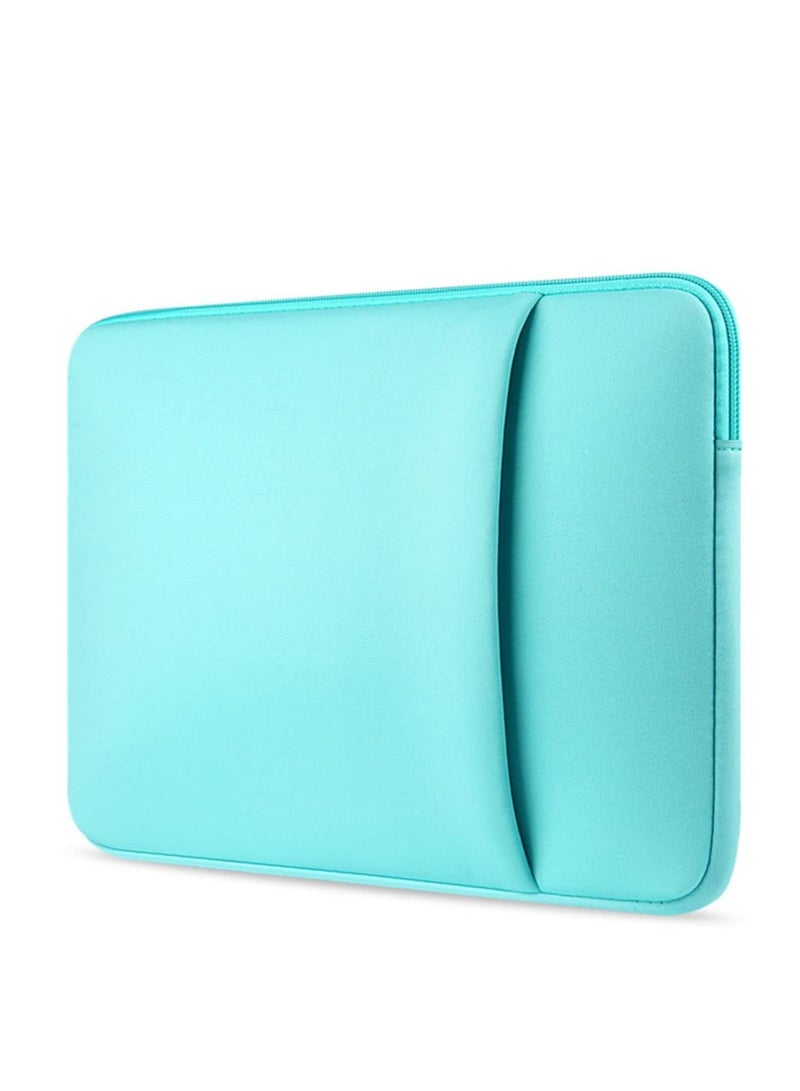 حقيبة كمبيوتر محمول 13 بوصة متوافق مع ماك بوك اير 13 بوصة a2337 M1 a2179 a1932 2018-2021 / برو 13 بوصة a2338 M1 a2251 a2289 a2159 a1989 a1706 لينة سستة الأكمام الرأسية ، مع جيب - Image 1