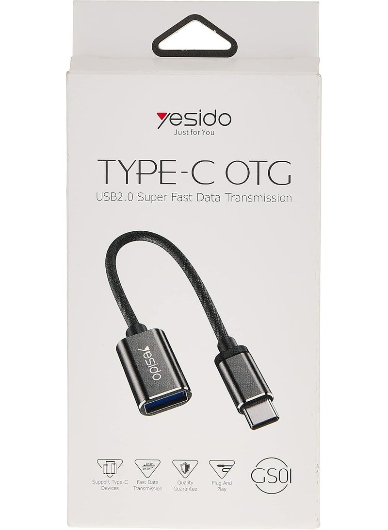 Yesido Type-C OTG Adapter USB 3.0 – Super Fast Data Transmission, Plug & Play, Compact & Durable for Smartphones, Tablets & Laptops - Image 5