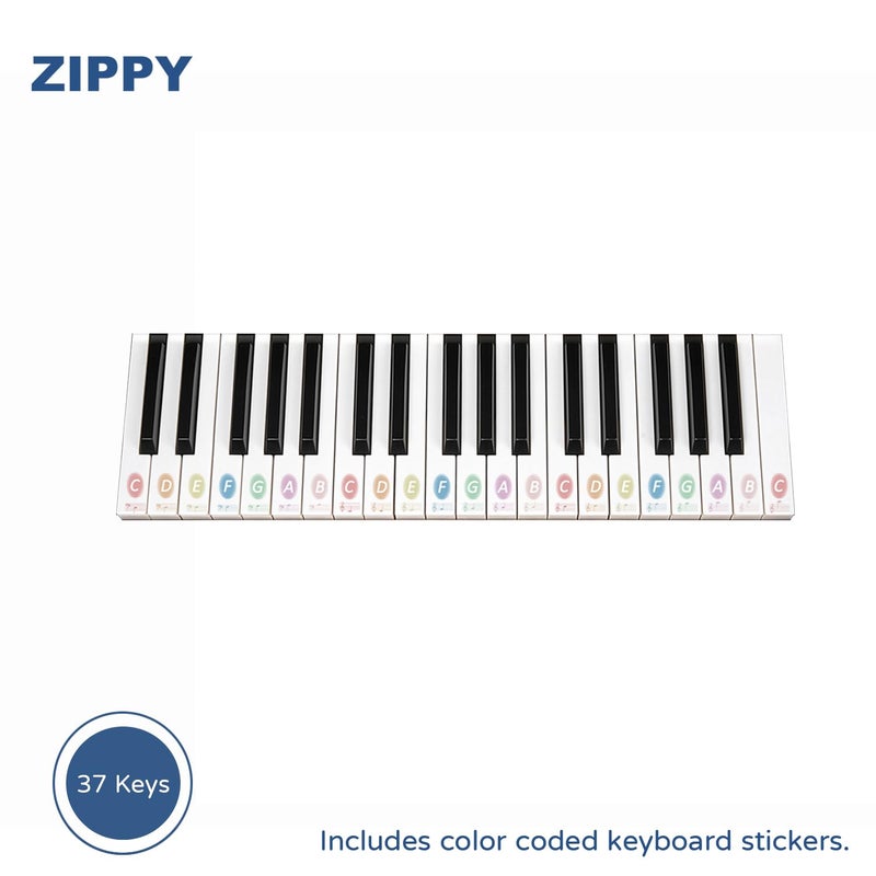 ZIPPY Kids Piano Keyboard, 37 Keys Digital Piano for Kids, Music Educational Instrument Toy, Wood Piano for 3+ Girls and Boys (Black Basic) - Image 4