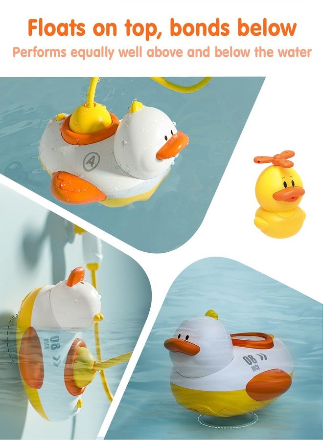 Humzo Duckie Baby Bath Toys for Kids Ages 1-3, Baby Shower Head for Bathtub with Three Squirting Ducks, Birthday Gift for Toddler Boys Girls - Image 5