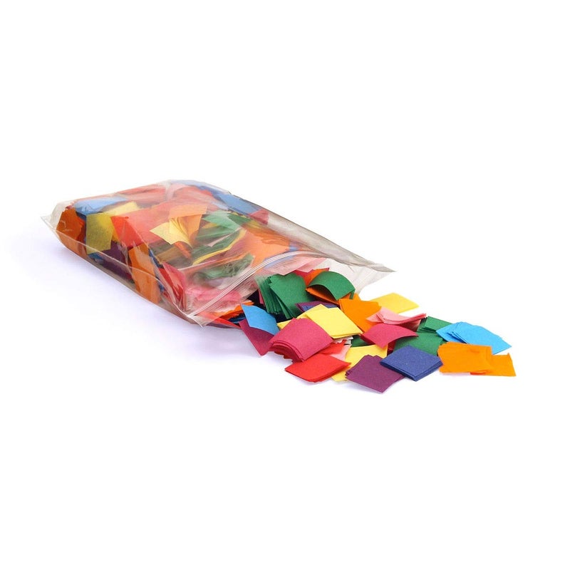 Hygloss Products Mosaic Squares - Tissue Paper Squares - 1 inch x 1 inch - Great for Arts & Crafts - Assorted Colors - 50 Each of 10 Colors - 500 Squares - Image 2
