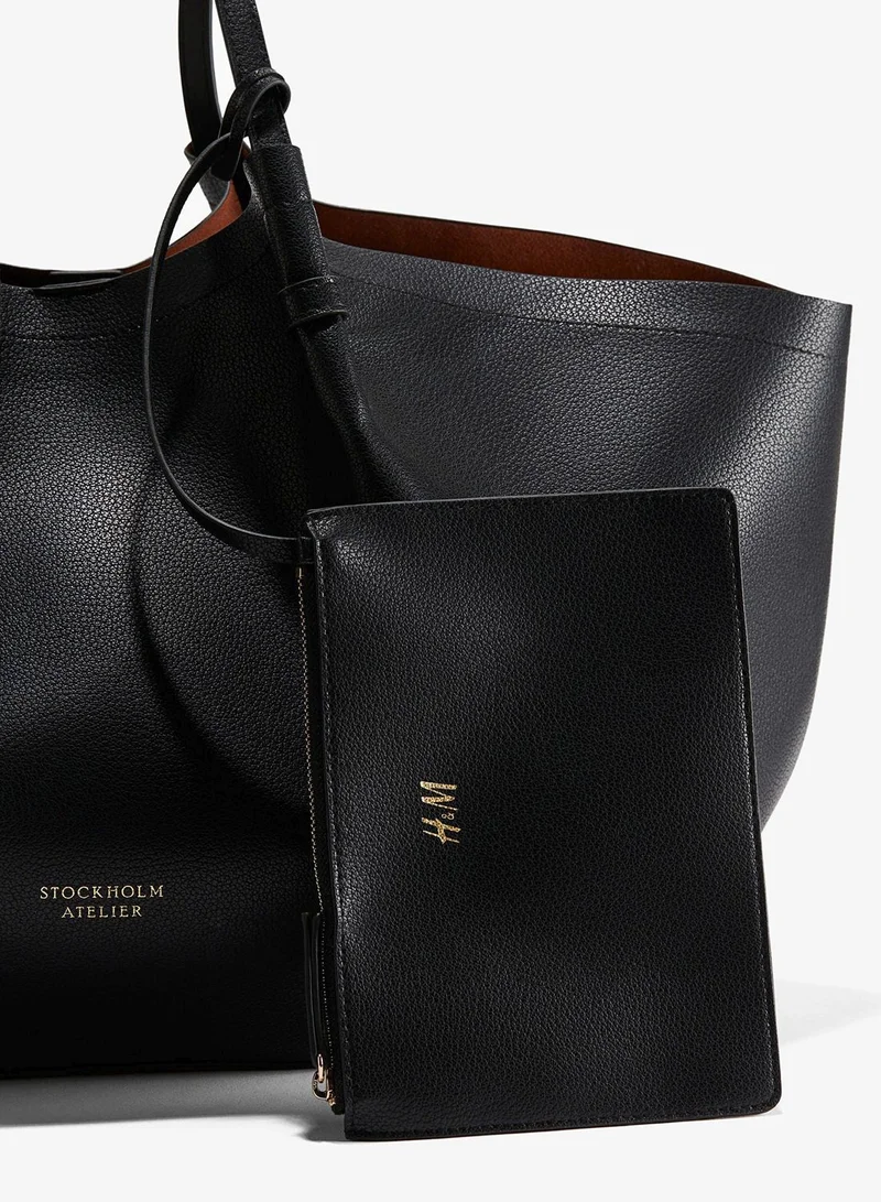 اتش اند ام حقيبة واسعة مع حقيبة صغيرة