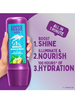 Aussie Blonde Hydration Vegan Purple Shampoo Conditioner And 3 Minute Miracle Hair Mask Set Silver Toner Neutralises Yellow and Brassy Tones for Hydrated Hair  - Image 4