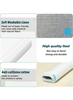 Beauenty 47 Inch Foldable Crib Rail Guard,Toddler Bed Rails Guard,Universal Baby & Children Bed Rail  - Image 3