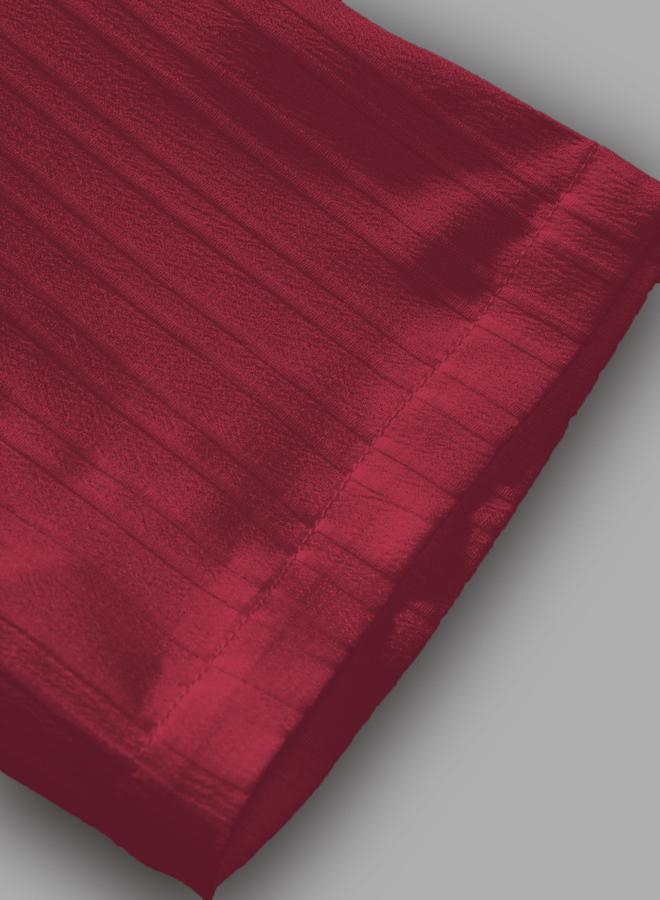 Take Two Striped Stand Collar Short Sleeve Shirt and Trousers Co-Ords - Image 4