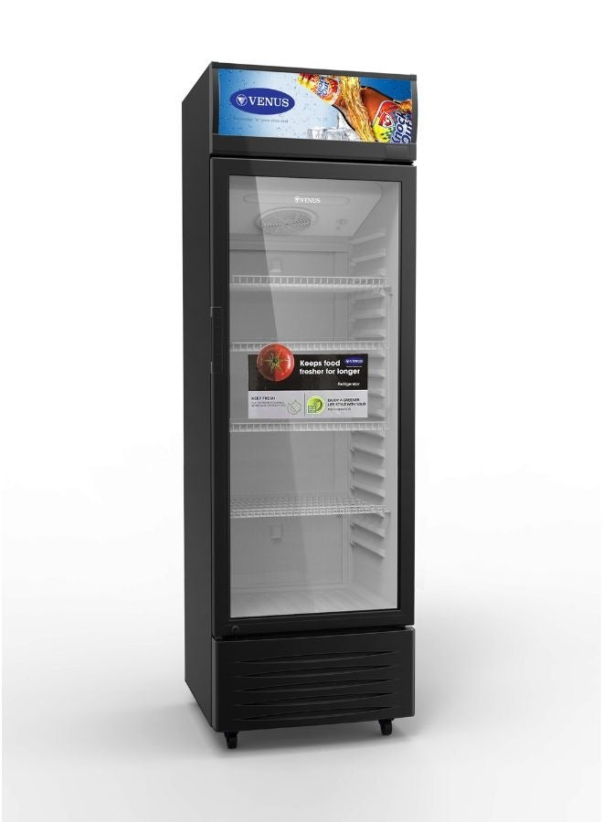 Venus 400L Upright Chiller | Heavy-Duty Compressor, Efficient Temperature Control, Low Power Consumption, Auto Closing Door, Rust-Free Metallic Body-VUSC401BL