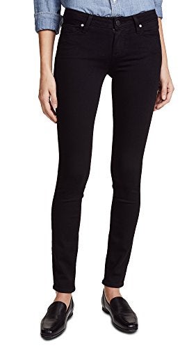 PAIGE Women's Verdugo Ultra Skinny Jean, Black Shadow, 24 - Image 1