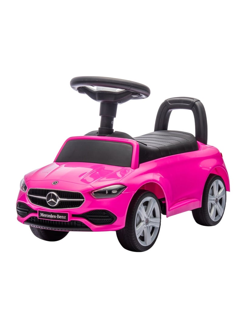 Amsham Toys Kids Push car C-Class ride on - Pink - Image 4