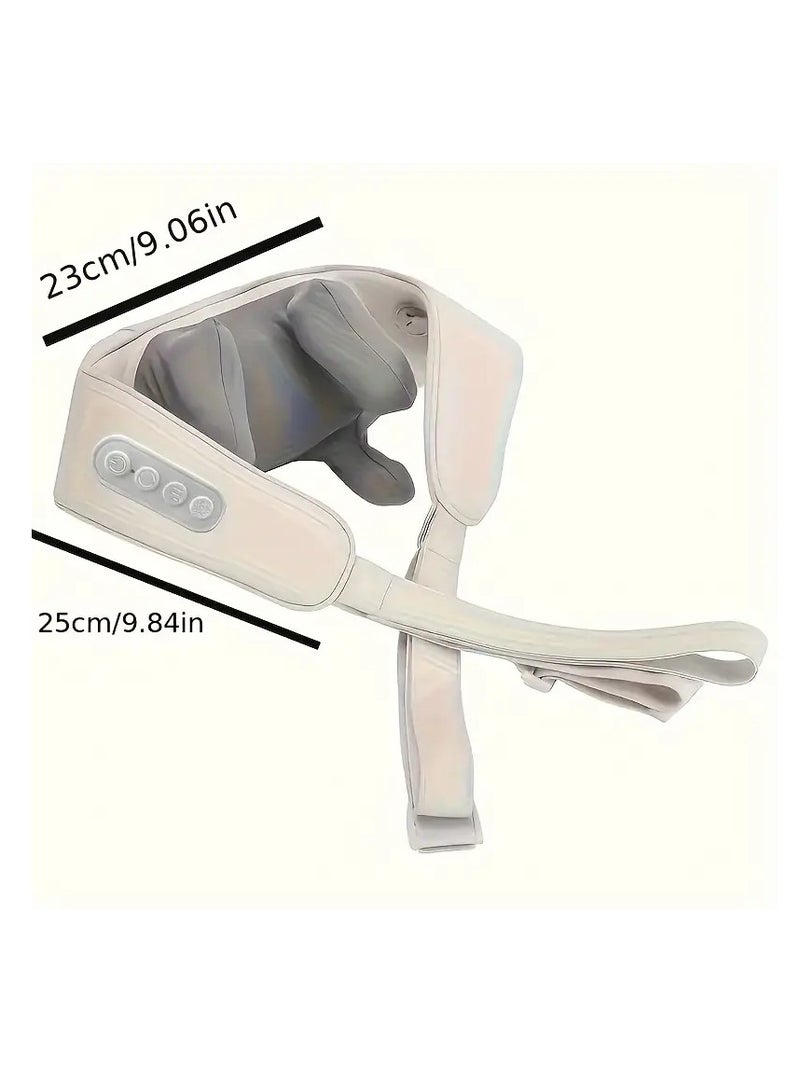 Hihonor Neck Shoulder Massager Relieves Tension Improves Circulation Ultimate Comfort Portable Alleviates Muscle Soreness Stylish Eases Stiffness (Grey) - Image 4