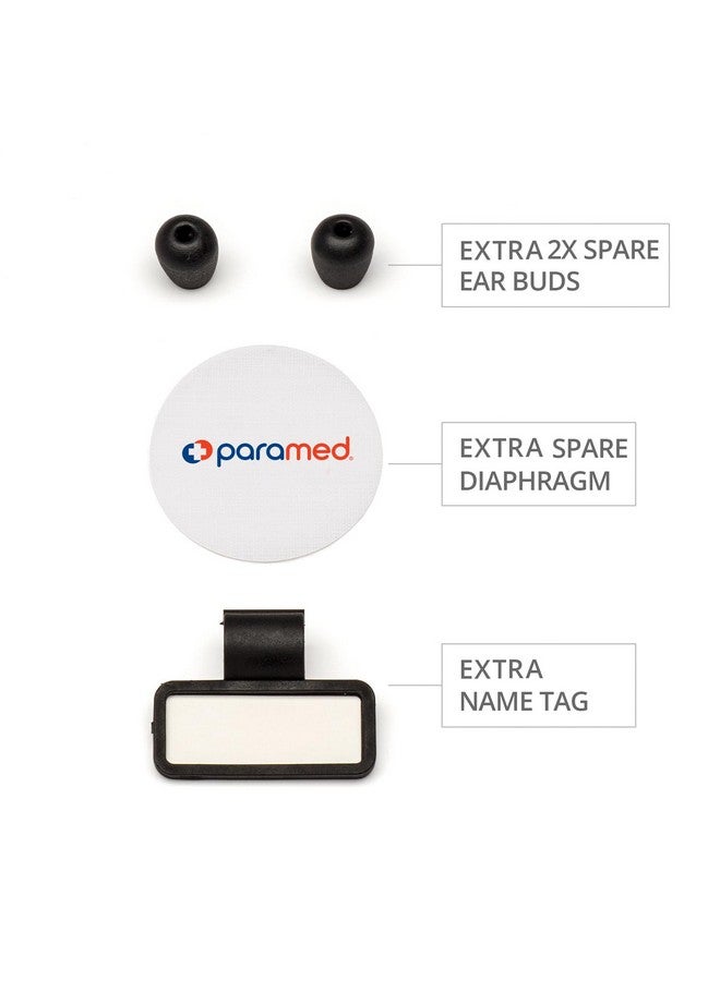 paramed Stethoscope Classic Single Head Cardiology For Medical And Clinical Use By Paramed Suitable For Nurse Men Women Pediatric Infant 22 Inch - Image 2